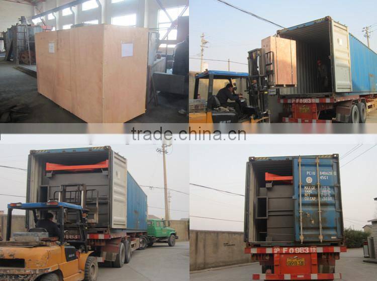 High efficiency rubber belt shot blasting equipment /blastrac shot blasting machine