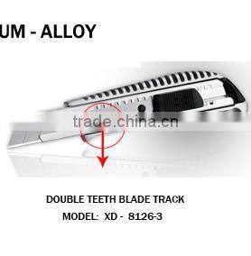 tool cutter Auto Retractable Safety Hook blade Aluminium Alloy with screw lock Cutter Knife