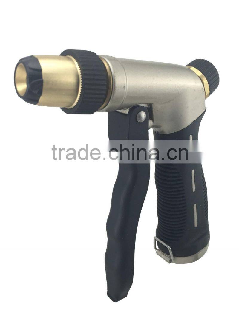 3 Ways Front Trigger Metal Garden Hose Nozzle