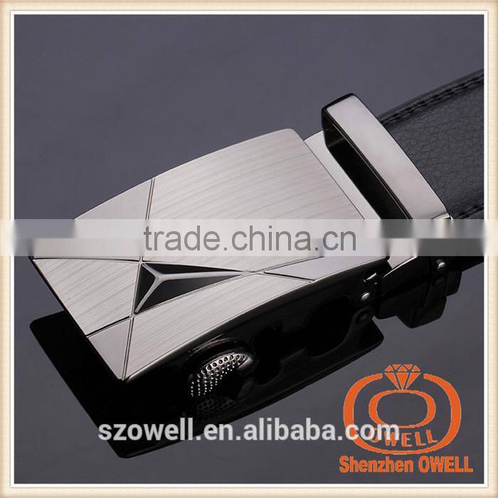 Wholesale cowhide leather needlepoint belt with high-end leather belts