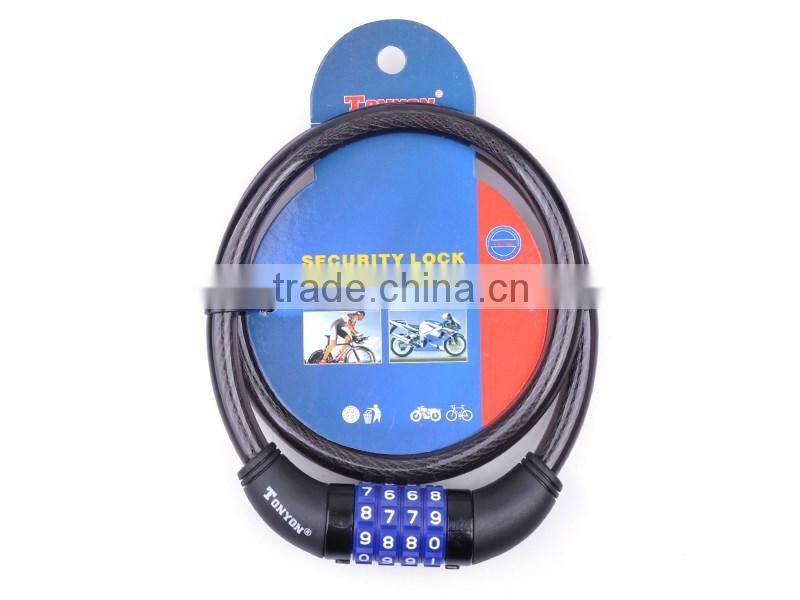 Anti Theft Cheap Bicycle Lock Password Bike 4 Code Lock Combination Bike