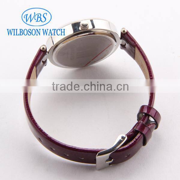 Leather Strap Globe Watch With Discount Crystal Dial