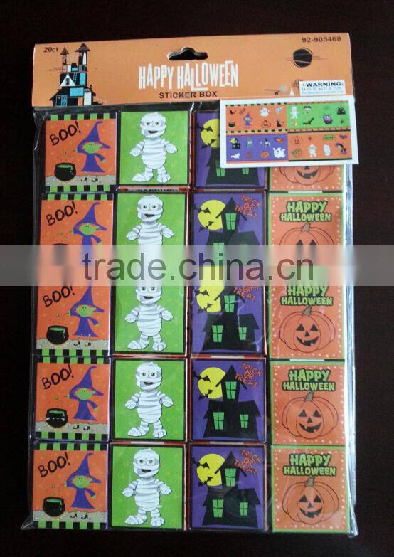 Halloween Sticker Boxes 20 CT