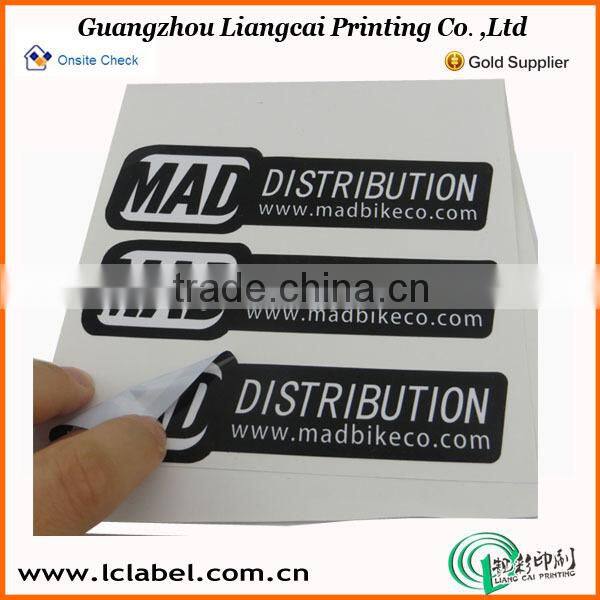 Attractive round sticker printed sticker design