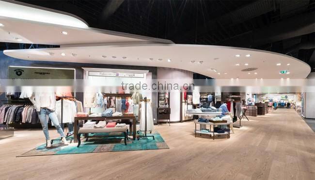 Custom good quality durable retail display furniture for clothing
