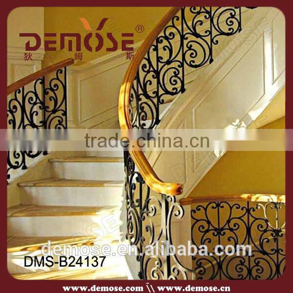 antique interior wrought iron stair railings for villa