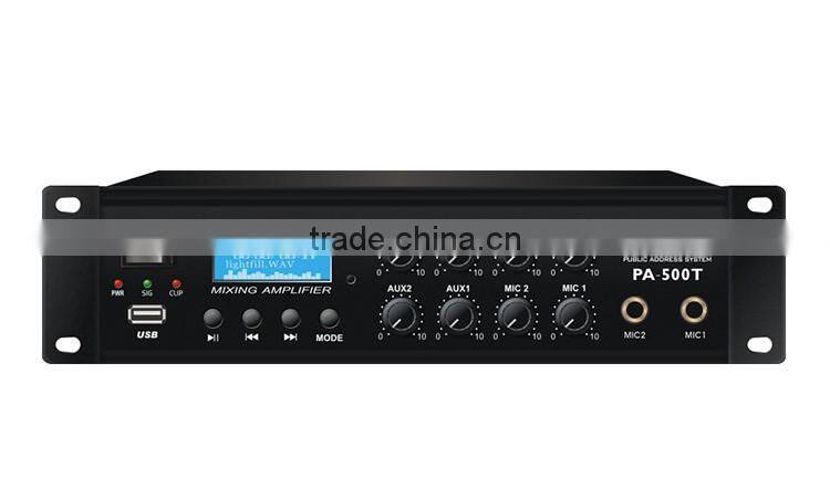 PMS-1060D small size speaker wireless receiver 2.1 DC 12v bluetooth USB Mp3 SD Audio Power Mixer amplifier