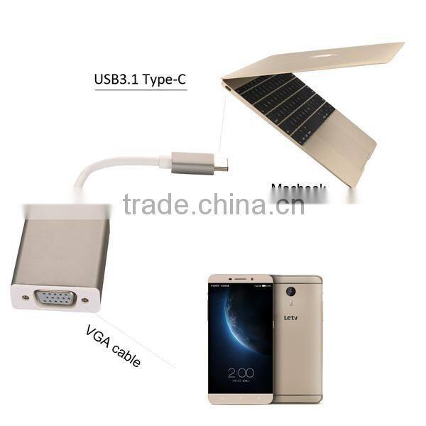 Lontion USB type-c to VGA Adapter