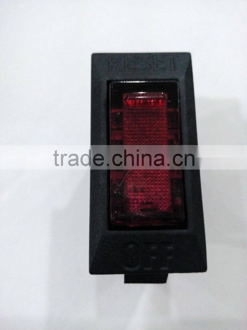 15A 125V rocker switch type 3pin circuit breaker