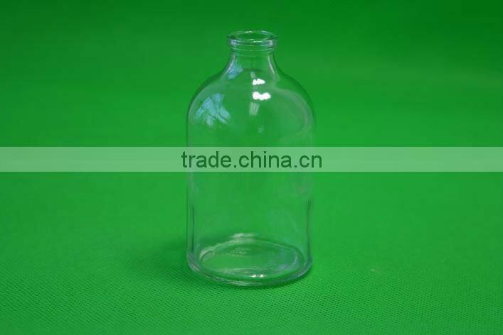 GLB10003 Argopackaging Medicinal Glass Bottle 100ML Flint Color