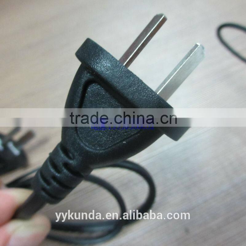 IRAM approved 3 pin argentina ac power cable