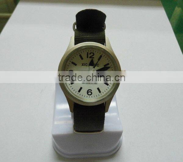 stainless steel back cover high quality nylon strap sport army military watches