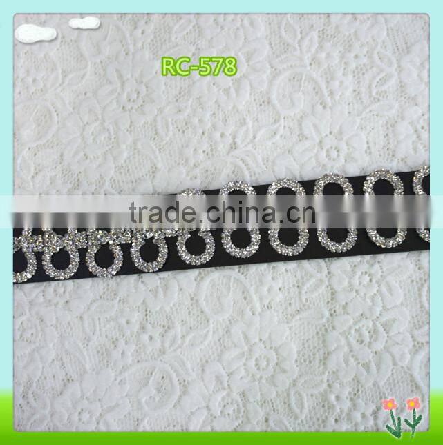 2015 Fashion new rhinestone sew on trims