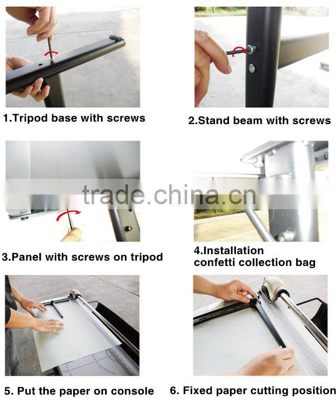 Handheld 960/1300 rolling paper cutter, rotary cutter, paper cutting width 1300mm
