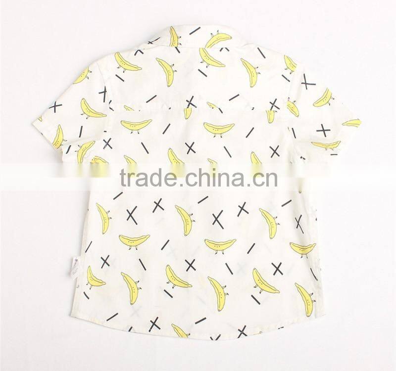 allover printing kids cartoon safety high visibility shirt