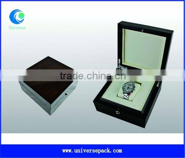 Company Custom Watch Box Wooden High Quality Boxes With Printed Logo