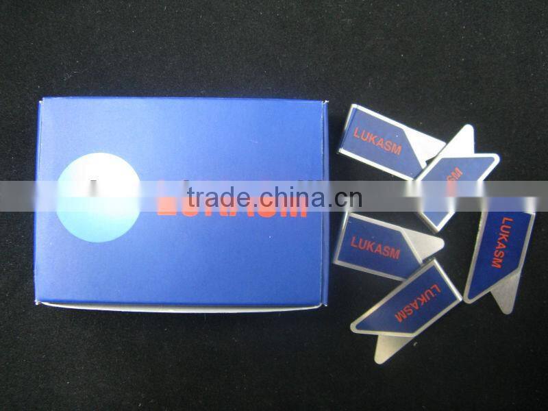 logo printed colorful paper clip