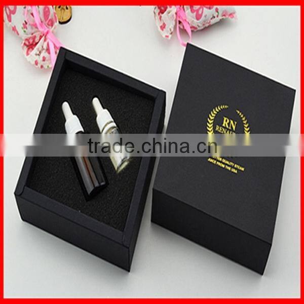 High End Black Custom Bottle Packaging Box for Perfume/ Nutrition