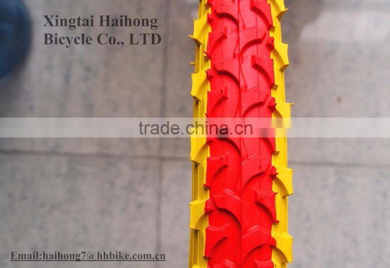 High quality colored MTB bicycle tyre/bycicle tires 26*2.125