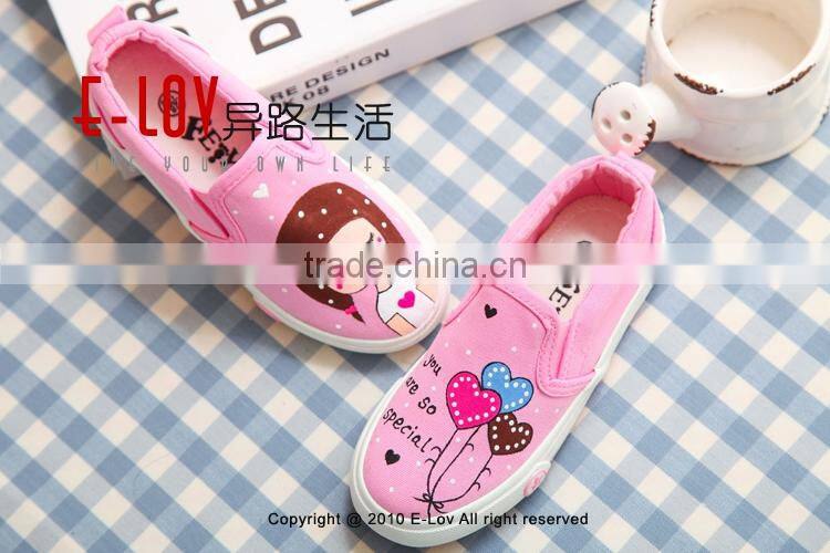 2015 Hot sales high quality and cheap no lace canvas shoes