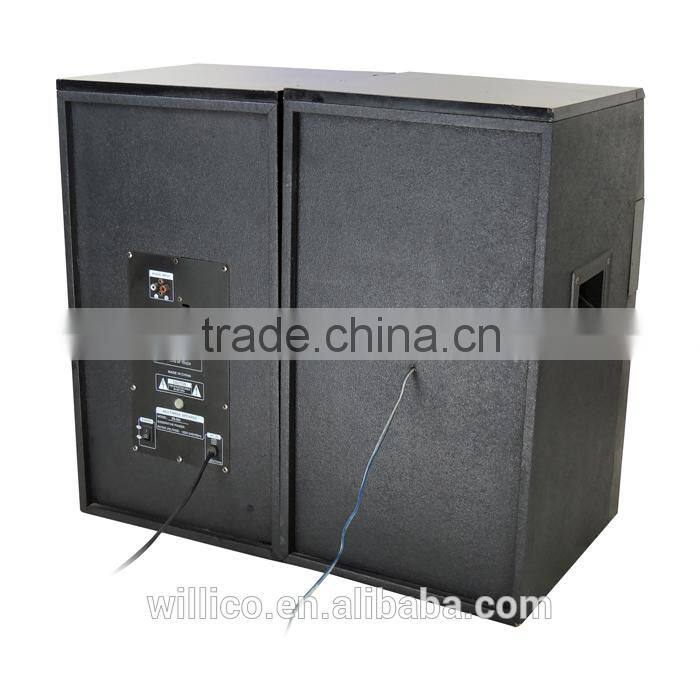 2.0 audio pro stage dj laser ligh professional speakers