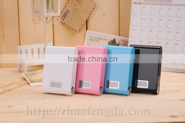 High Capacity 12,000 mA slim portable power bank charger