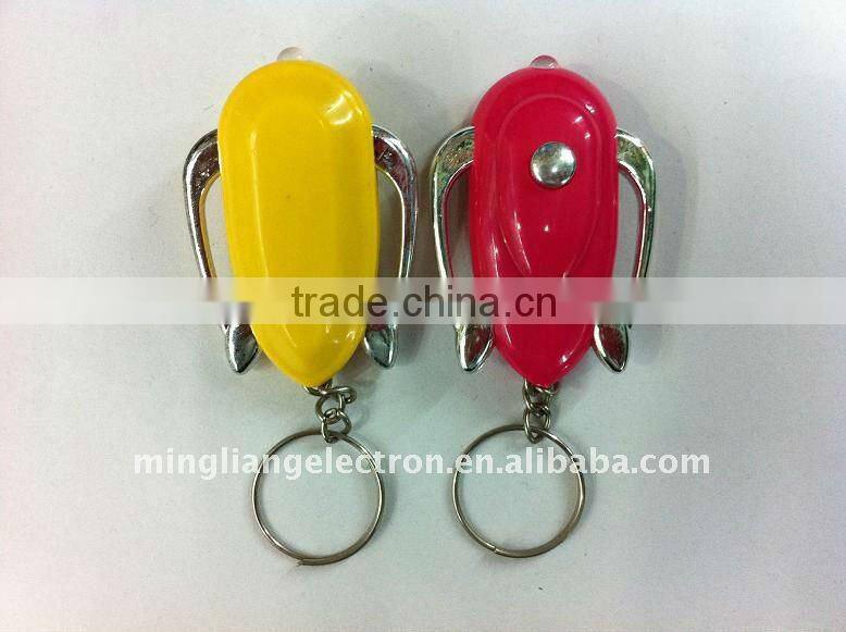 Lovely promotional keychain light