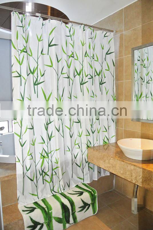 flower printing cotton bath mat