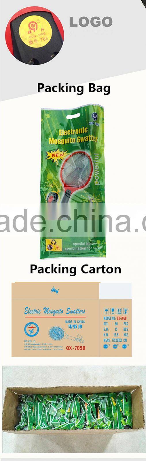 QX705D-4 indoor and outdoor mosquito killer bat battery operated mosquito killer