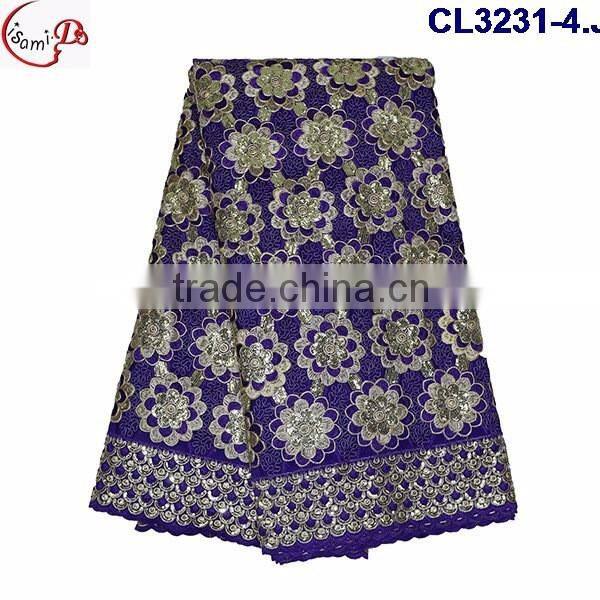 CL3231 nigeria designer George lace embroidery lace fabric on sale fashion George for clothing dress