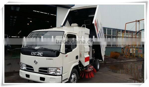 Road cleaning truck 4X2 Road sweeper 1.5CBM Water 3CBM Garbage Road sweeper truck for sale