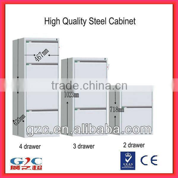 Office Funture 4 3 2 Drawer Combined Vertical Cold Rolled Steel Filing Cabinet with Lock Key