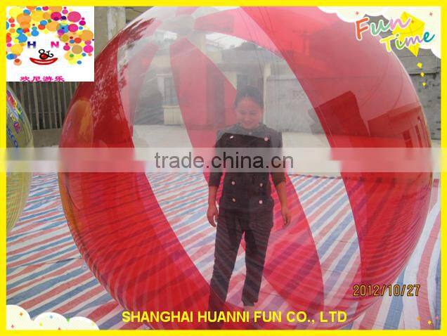 Hot sale TPU or PVC water roller price, water balls, water walking ball