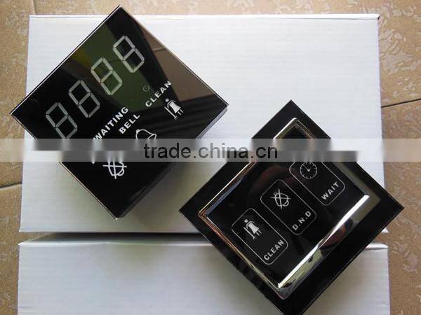 Top class hotel inner room electronic acrylic signage switch