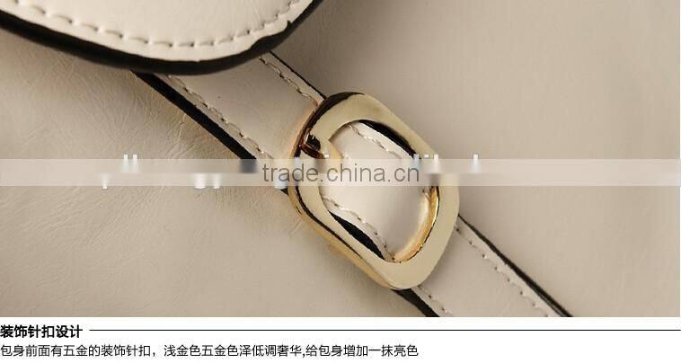 leather backpack college girl style knapsack woman gender casual laptop bag