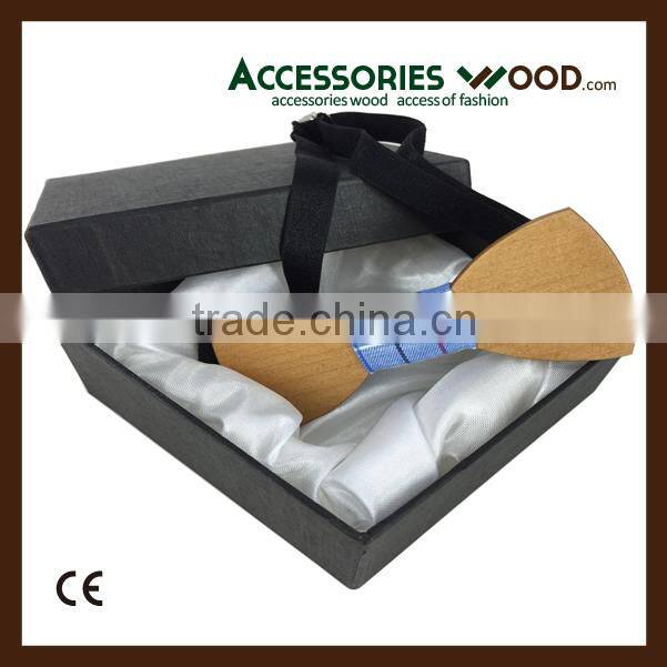 Hot sale Decorative Fashionable Wooden Bow Tie for Suit butterfly