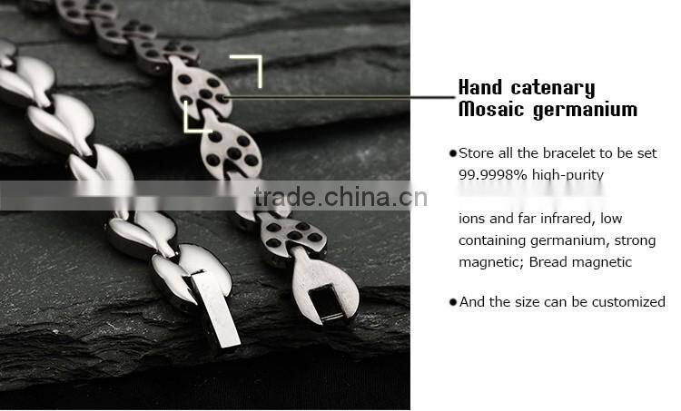 magnet high pure Germanium titanium couple fashion necklace