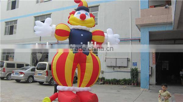 inflatable clown, inflatable joker, inflatable cartoon for advertising