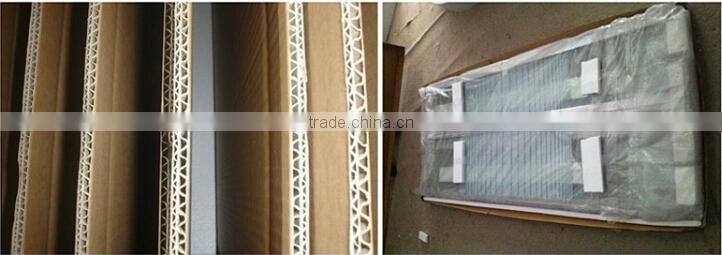Tempered glass with Chrome aluminium profile for shower enclosure