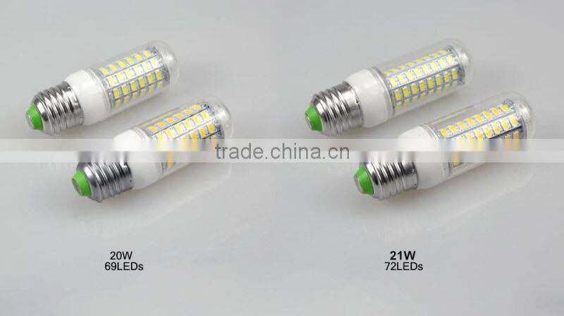 CE&RoHS 7W 12W 15W 18W 20W 21W E27 lamp light LED corn light bulb chandelier Candle Lighting Factory price