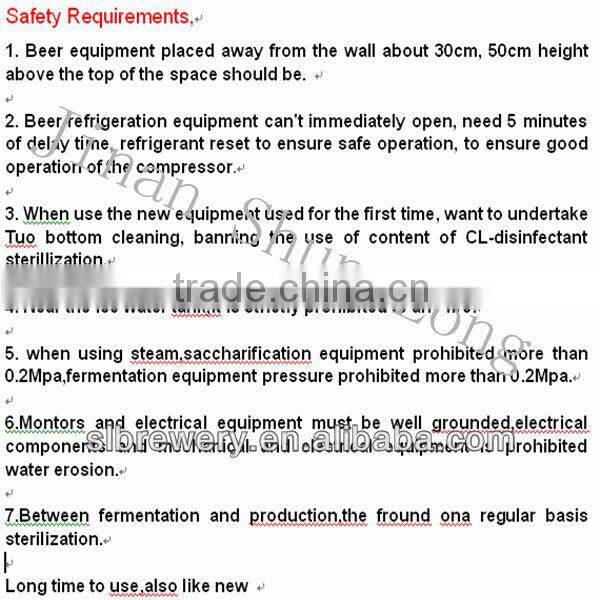 2bbl microbrewery equipment the CE certificate brewery equipment
