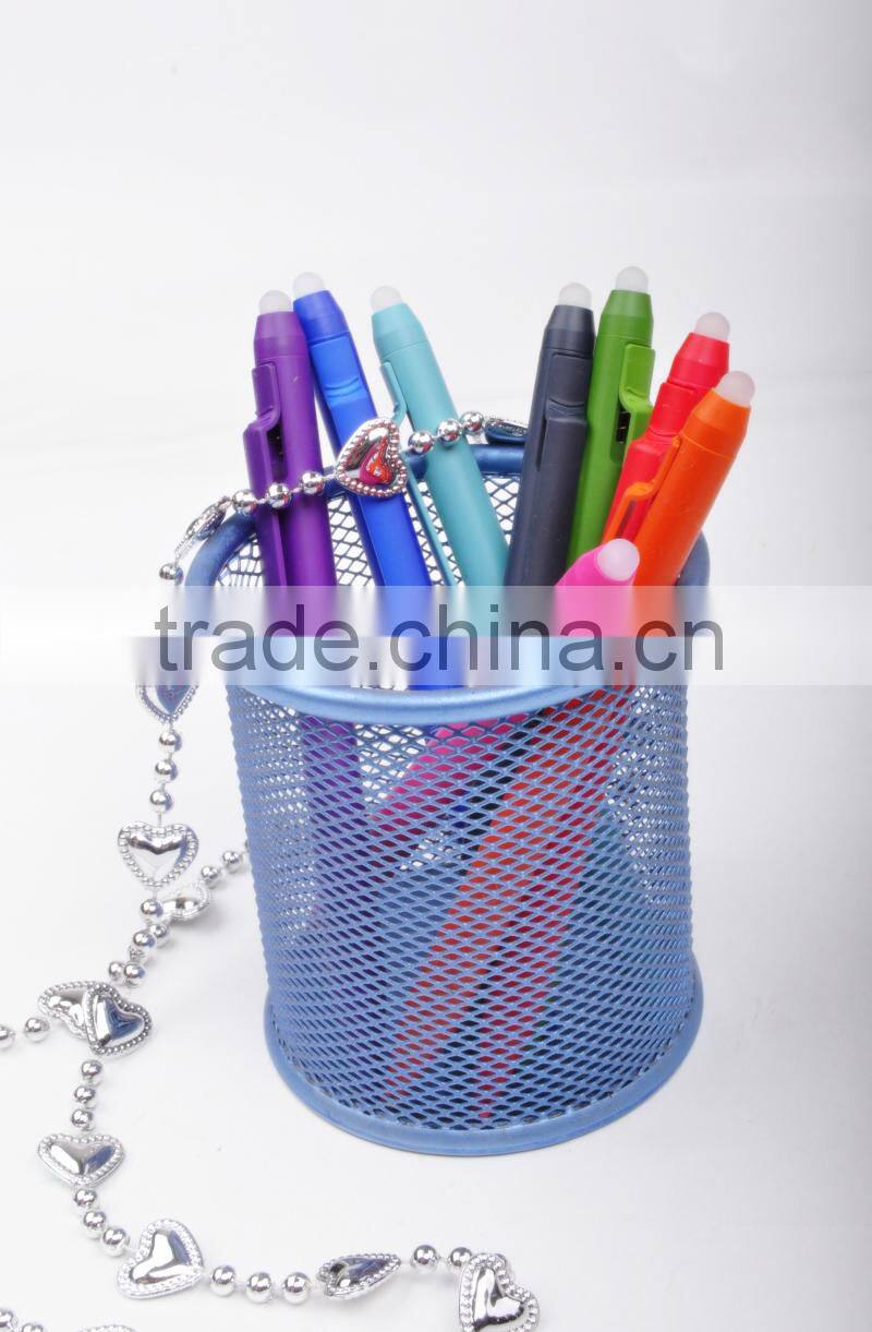New arrived erasable gel pen with multi-colored pen barrel