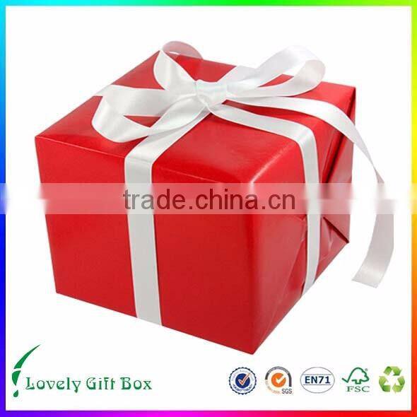 China factory recyclable paper apparel gift box with high quality