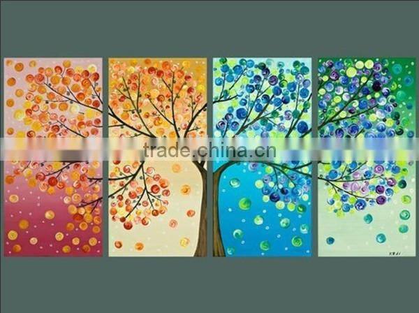 5mm thickness Wall-mounted decorative acrylic painting design with screw