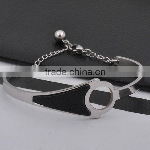 Stainless Steel Leather Bracelet Clasp(FB20030)