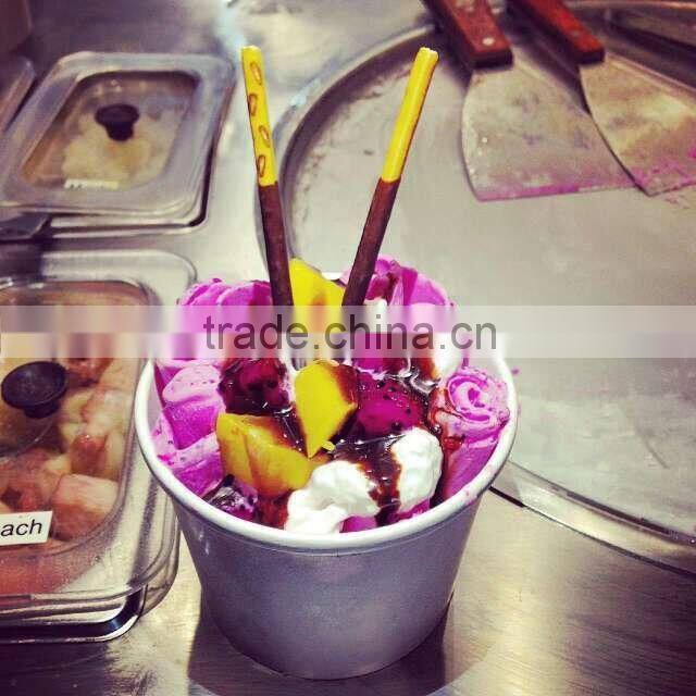 2015 new design DHL delivery factory supply fried ice cream roll machine wtih cheap price