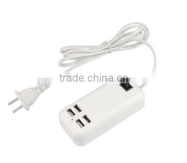 Wholesale China 4 USB Wall Charger 4-Port USB HUB Tranvel Charger