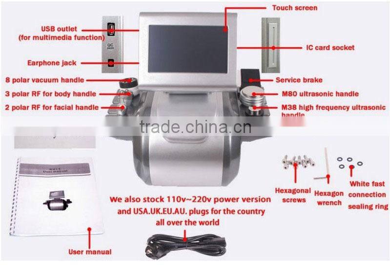 2013-2017 Amazing portable cavitacion machine ( Promise with our quality, 1-4cm size loss per time!!!)