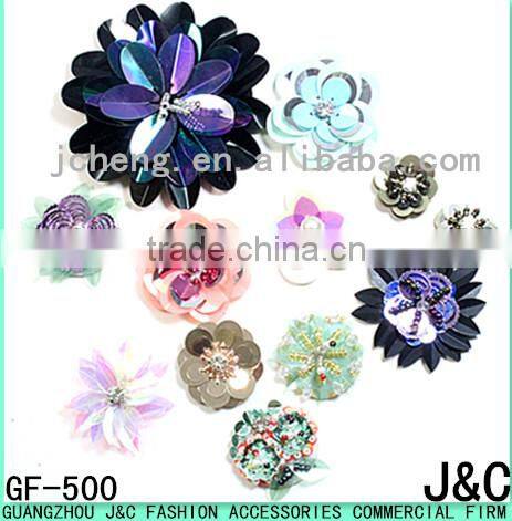 4cm green color flower beads shoes bow for lady shoes