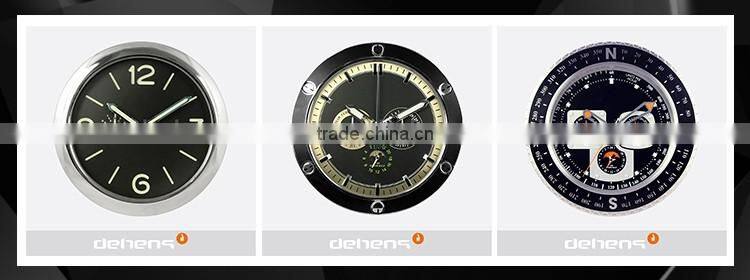 DEHENG 13-inch Cool Racing black dial Watch Clock metal clock